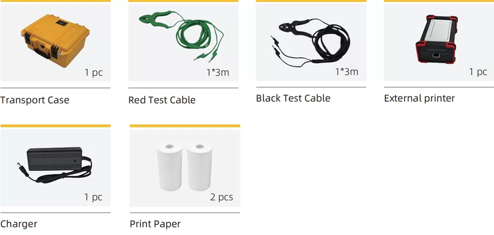 Accessories of HDRT-10 10A Handheld Transformer Ohmmeter Accessories of HDRT-10 10A Handheld Transformer Ohmmeter