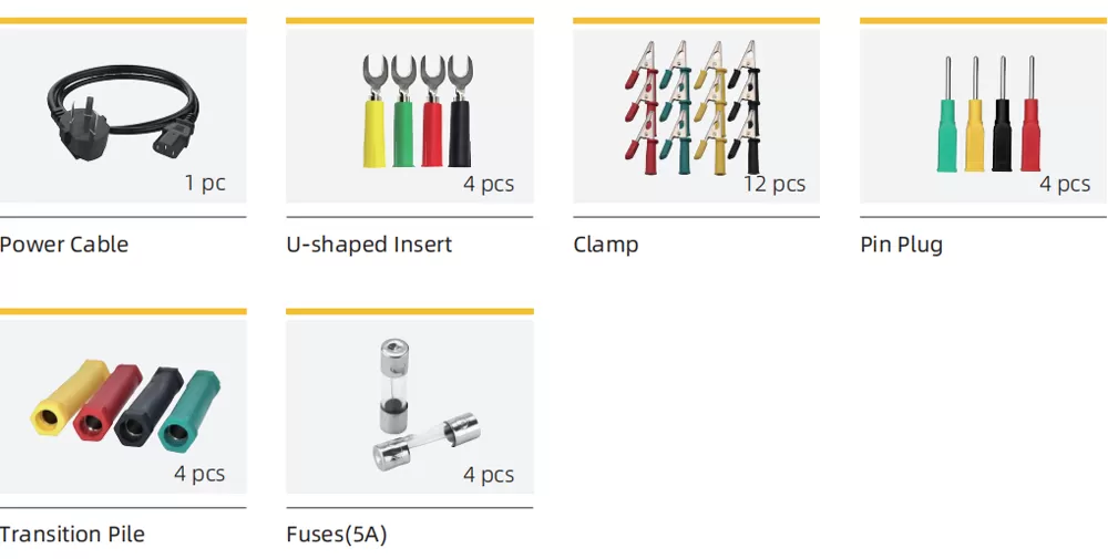 Accessories of SRPT 750 Single Phase Relay Test System