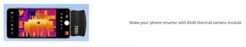 Make your phone smarter with K640 thermal camera module 