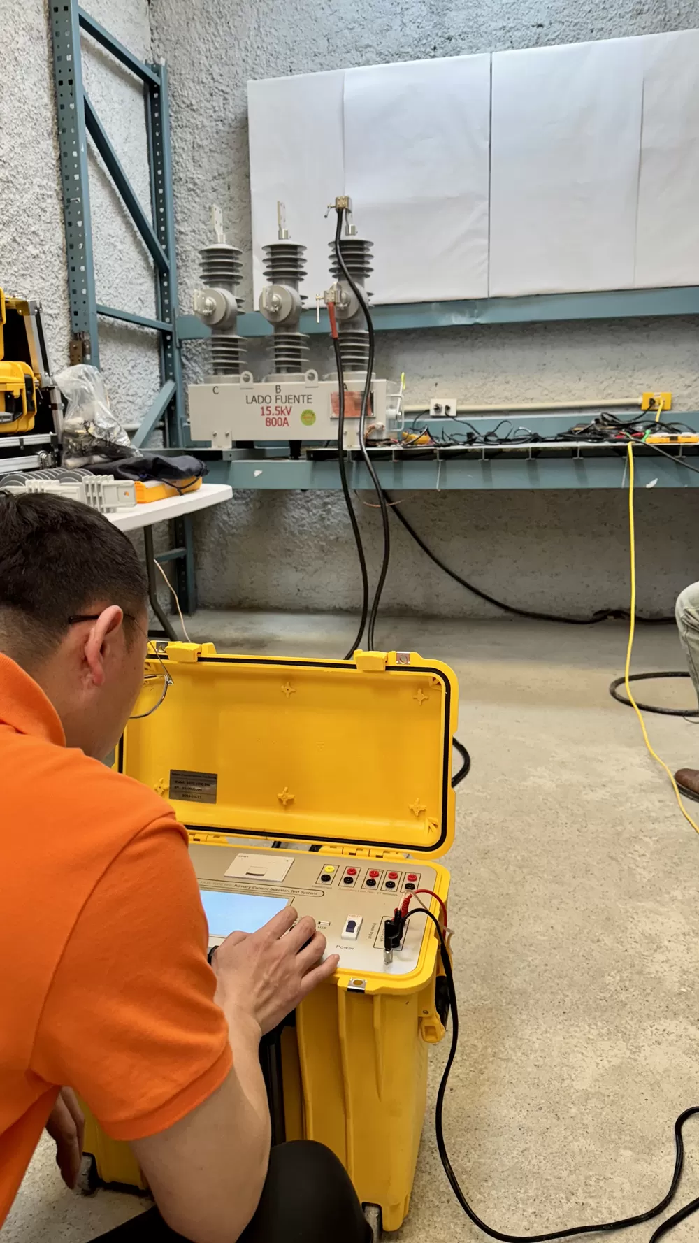 On-site Display of HCG-1000 Pro Primary Current Injection Test System